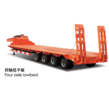 Four Axle Low Bed Semi Trailer